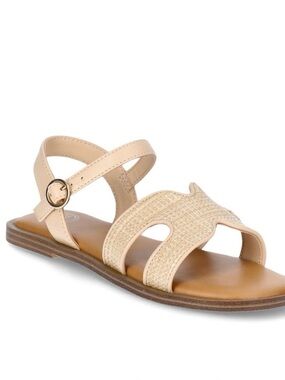 Wonder nation big girl raffia Strap Sandals 5